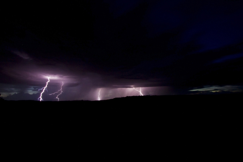 Lightning Storm - Arches NP